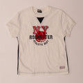 CHAMPION Mens Muscle Graphic T-Shirt Top Small White Cotton