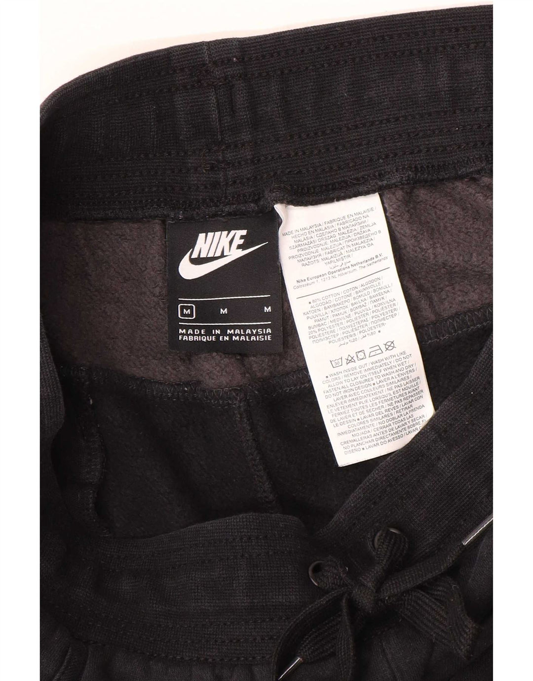 Nike Herre grafisk træningsdragt Bukser Joggers Medium Sort Colourblock