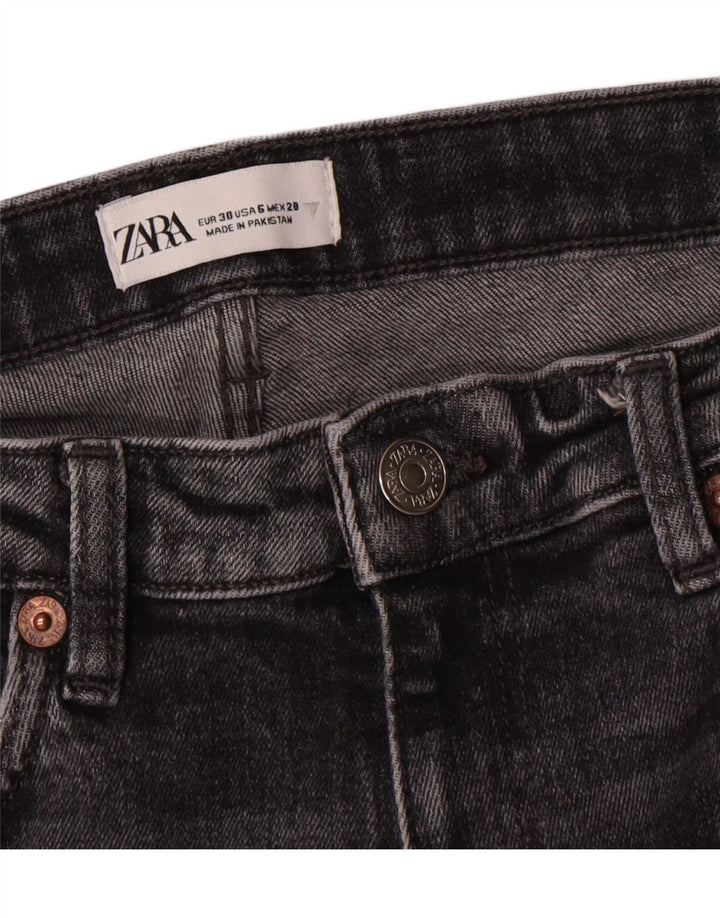 Zara Dame Bootcut Jeans EU 38 Small W28 L26 Grå