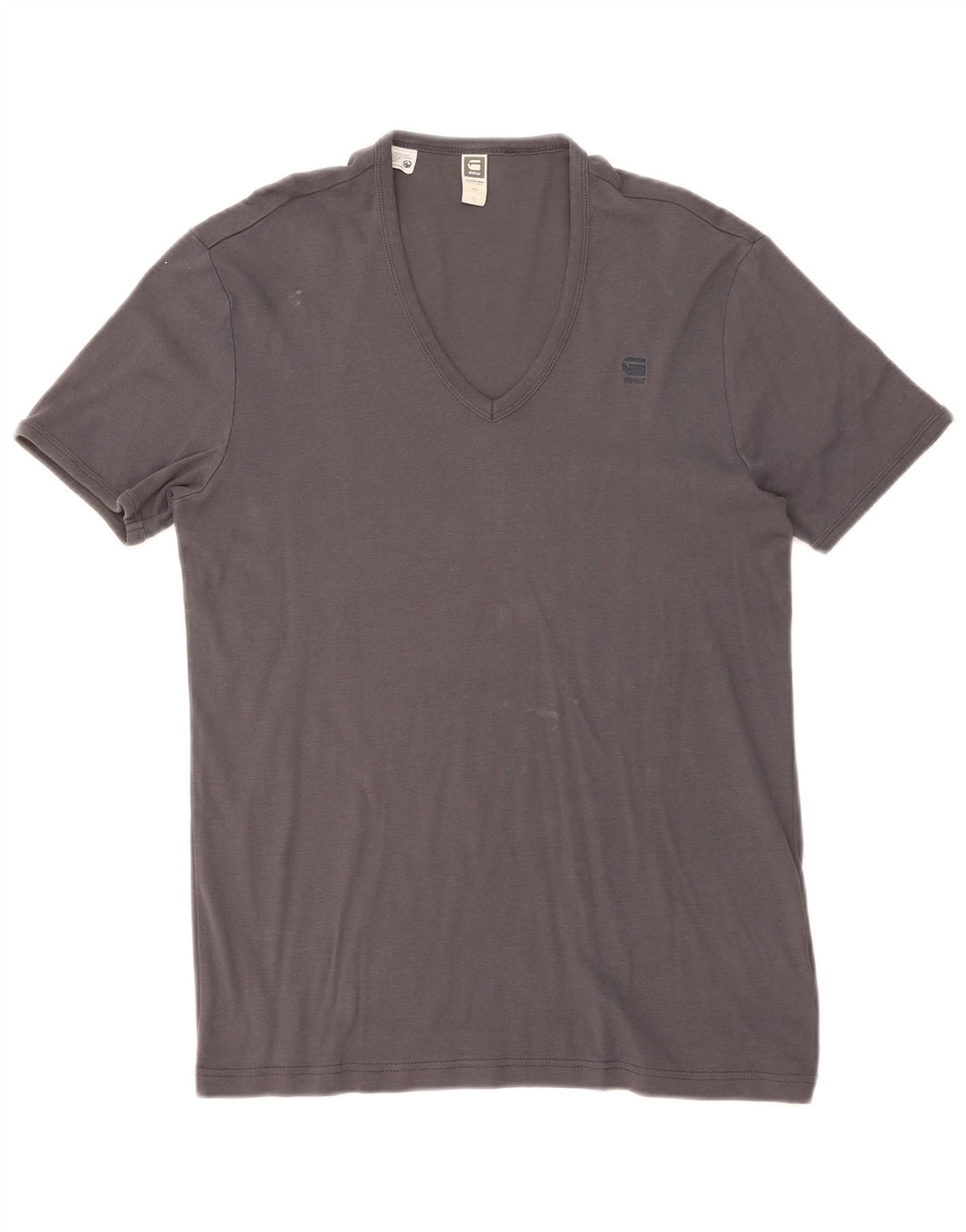 G-Star Herre T-Shirt Top XL Grå Bomuld