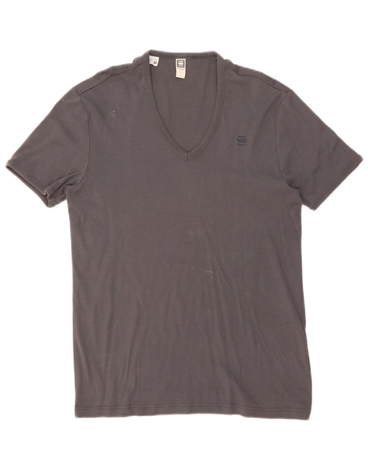 G-Star Herre T-Shirt Top XL Grå Bomuld