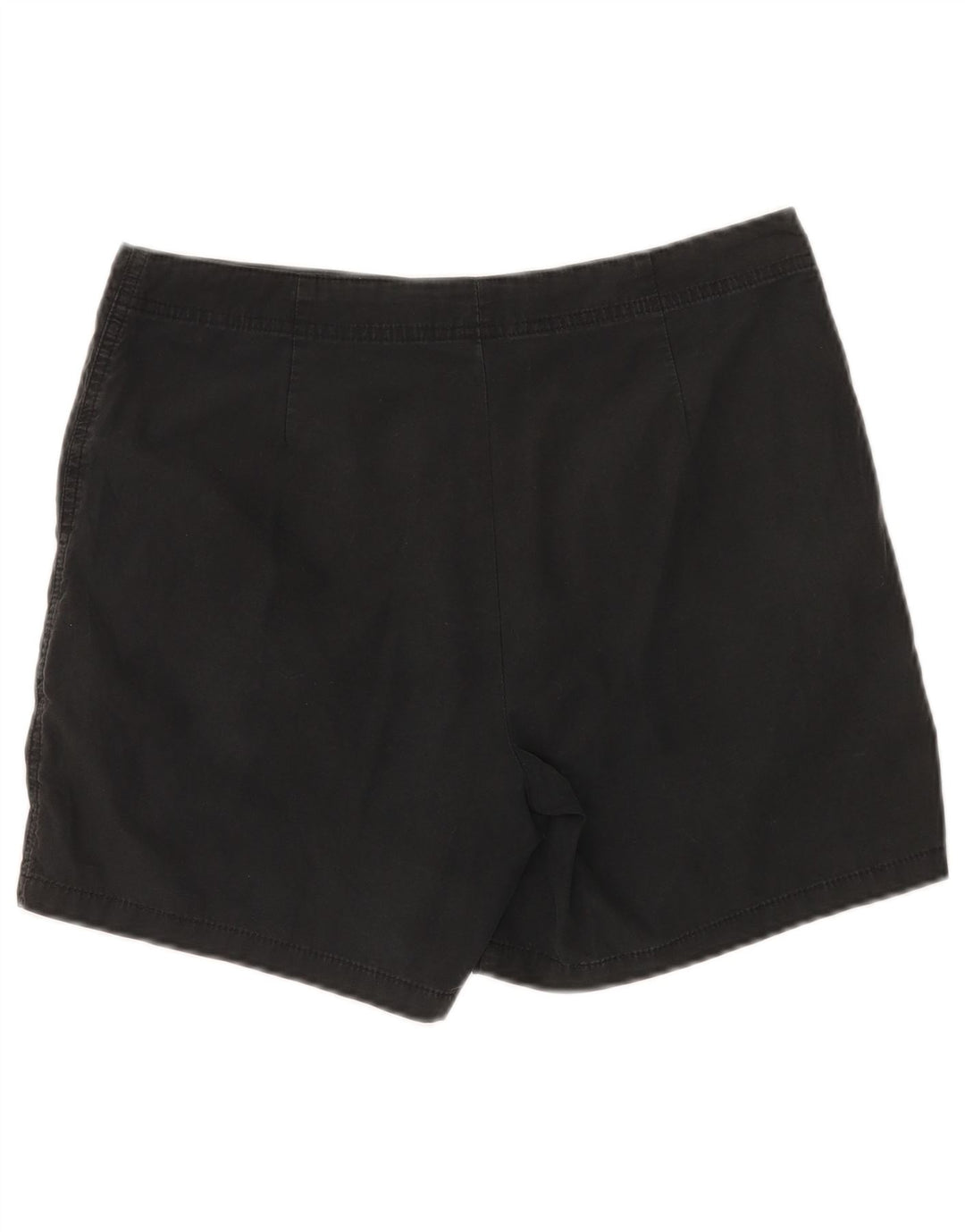 Marks & Spencer Chino Shorts til kvinder UK 12 Medium W32 Sort Bomuld