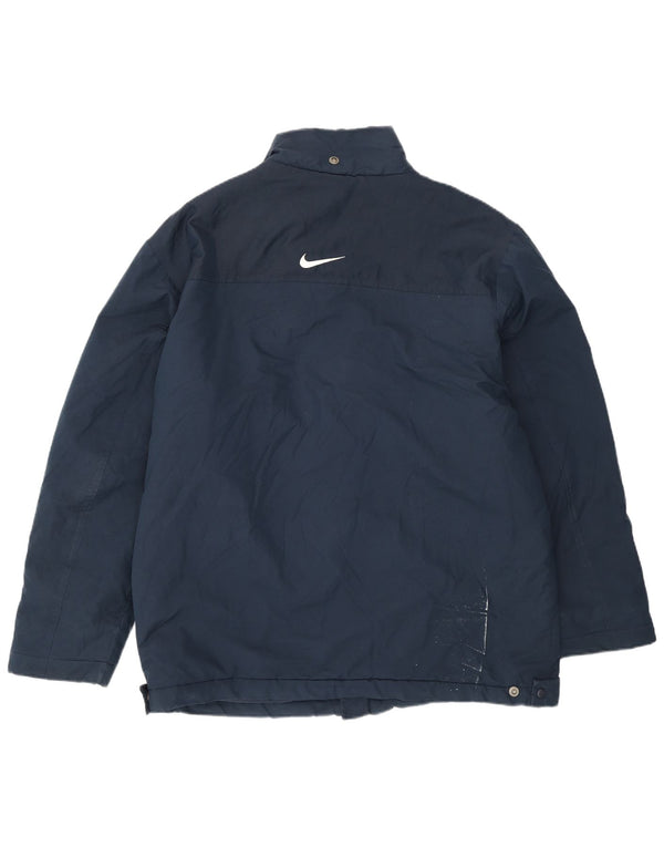 Nike Herre Windbreaker Jacket UK 42/44 Large Navy Blue