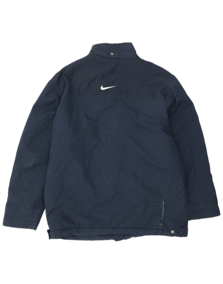 Nike Herre Windbreaker Jacket UK 42/44 Large Navy Blue
