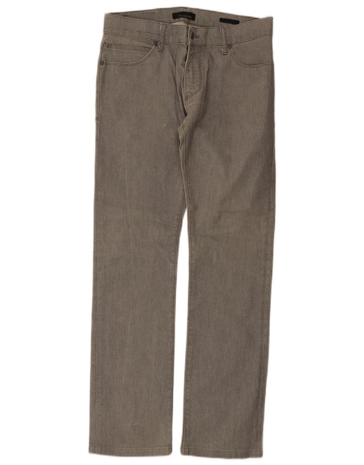 Zara Straight Jeans til mænd EU 42 Large W32 L32 Grå