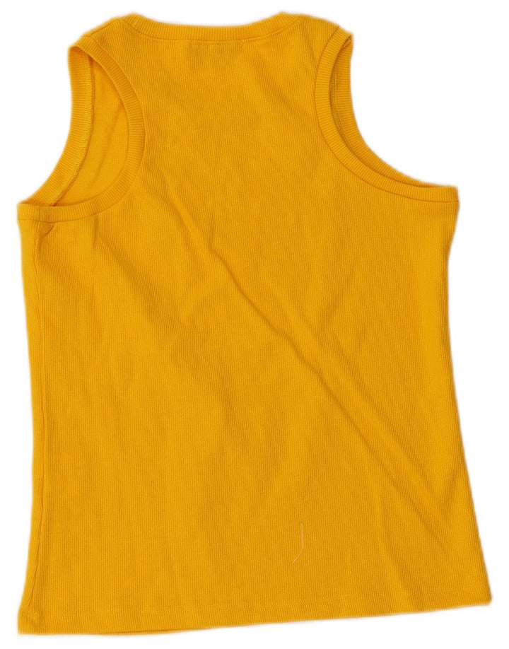 Gaelle Boys Grafisk Vest Top 15-16 År Gul Bomuld