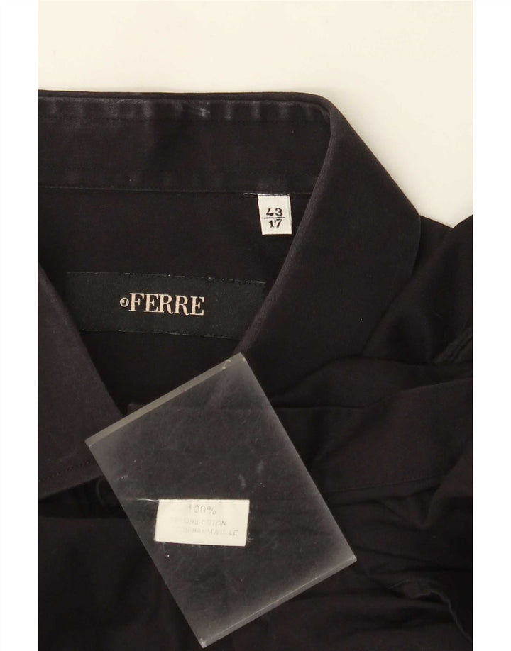 Ferre Herreskjorte Str. 43 17 XL Sort Bomuld