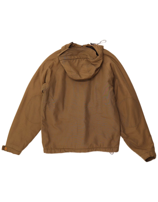 CONVERSE Vindjakke med hætte til mænd UK 36 Small Khaki Cotton