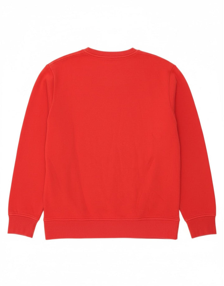 NIKE Womens Sweatshirt Jumper UK 16/18 XL Red Cotton