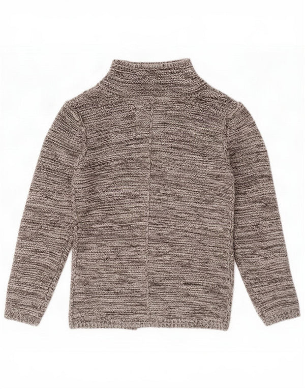 Zara drenge cardigan sweater 7-8 år grå flækket akryl