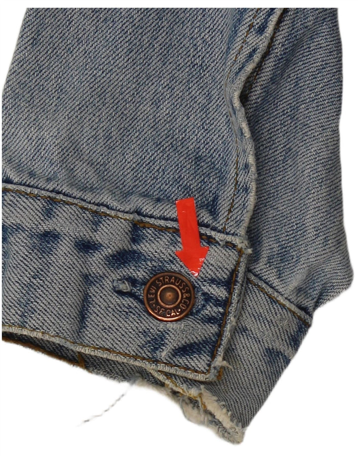 Levi's Herre denimjakke UK 38 Medium Blue Cotton