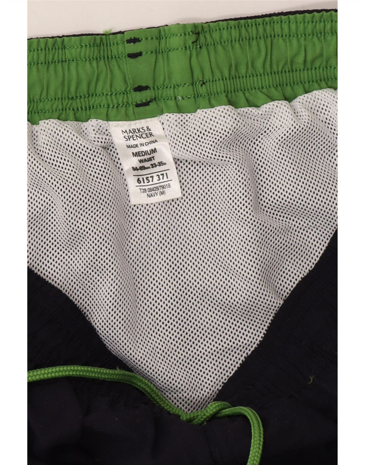Marks & Spencer Badeshorts til mænd mellem marineblå polyester