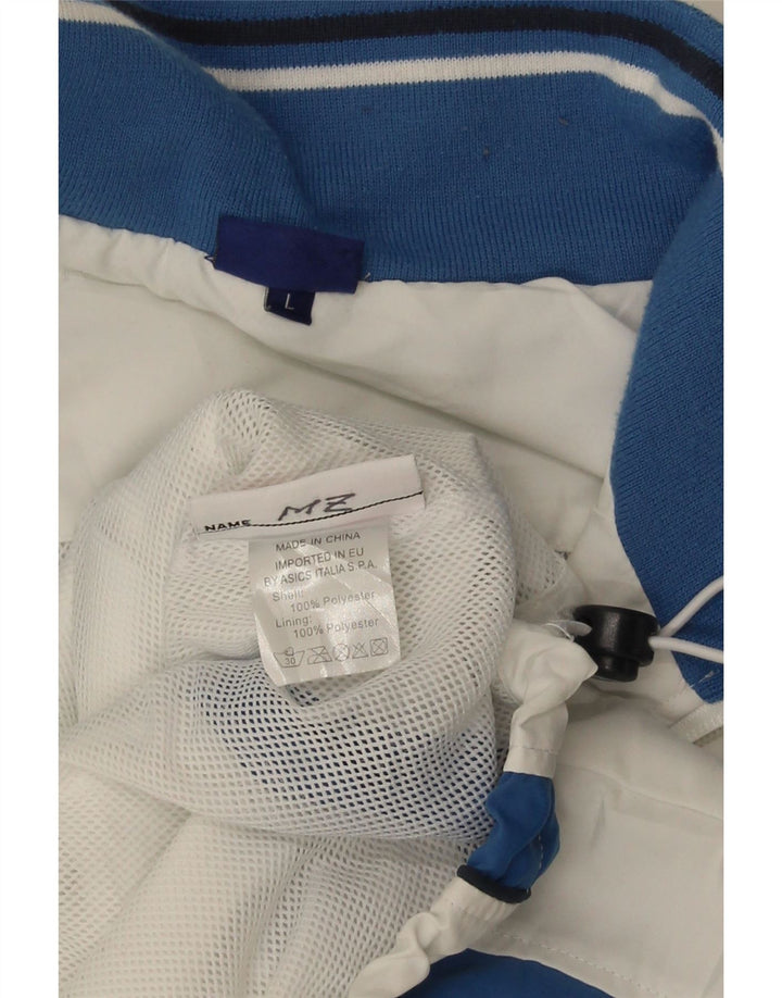 Asics Herre grafisk træningsdragt Topjakke Stor hvid Colourblock Polyester