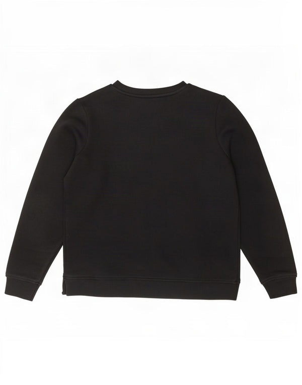 Tommy Hilfiger Dame Sweatshirt Jumper UK 18 XL Sort Bomuld