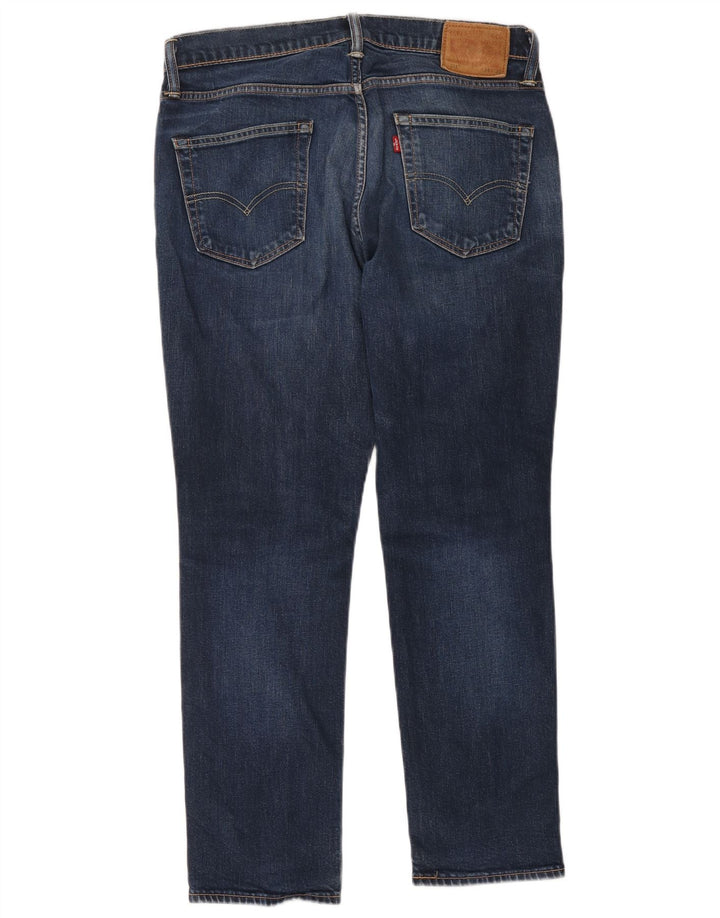 Levi's Herre 511 Slim Jeans W34 L30 Marineblå Bomuld