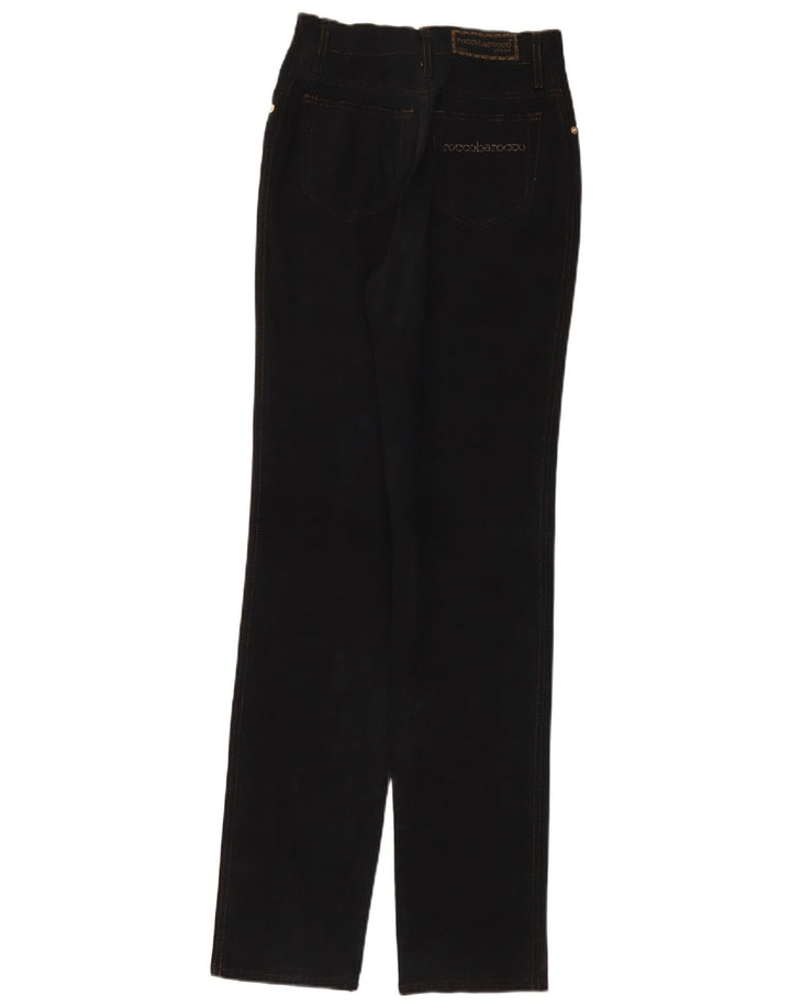 ROCCOBAROCCO Kvinder tilspidsede jeans W27 L33 Sort Bomuld