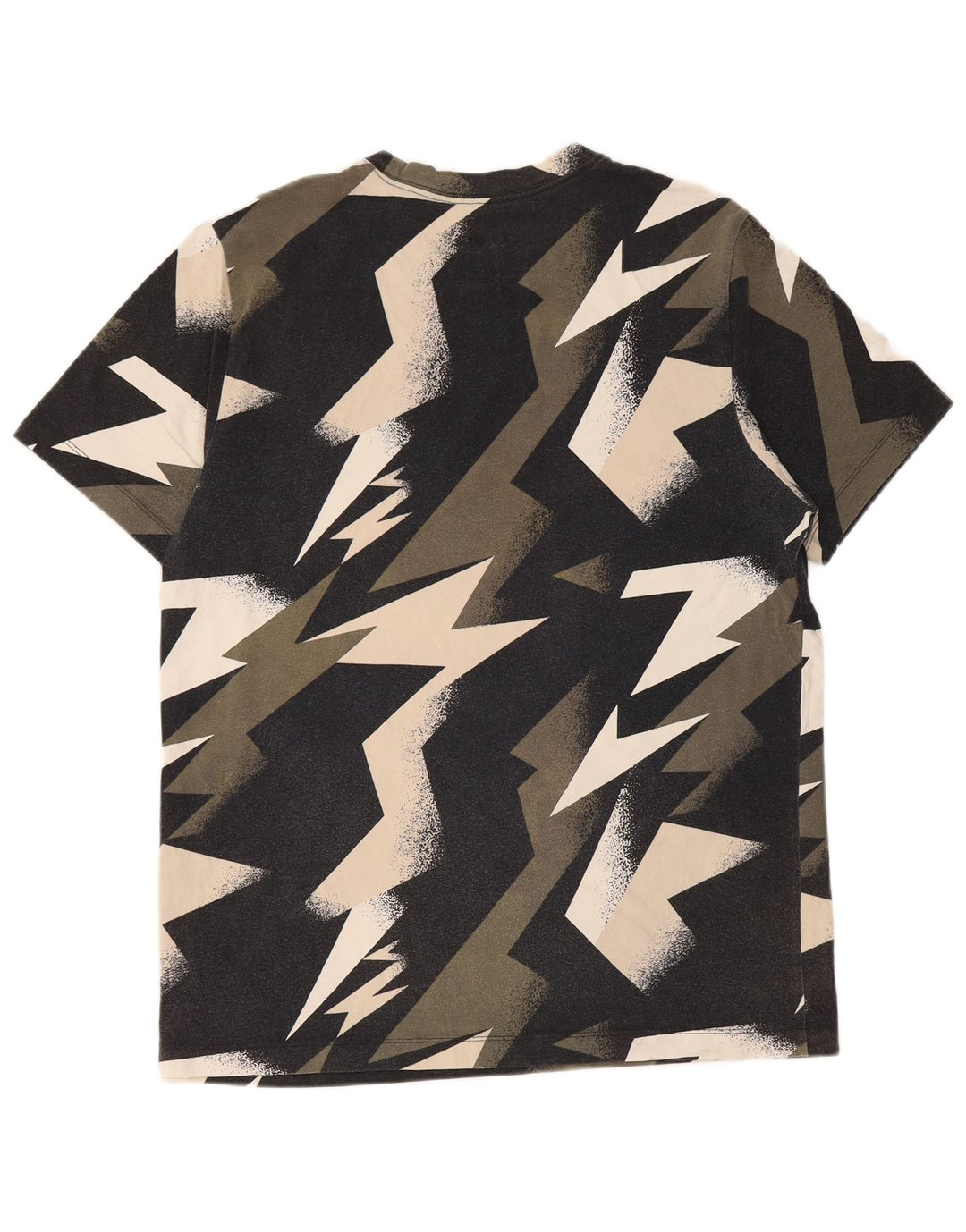 Jordan Herre Standard Fit Grafisk T-shirt Top Medium Flerfarvet Geometrisk