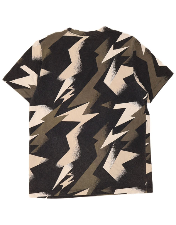 Jordan Herre Standard Fit Grafisk T-shirt Top Medium Flerfarvet Geometrisk
