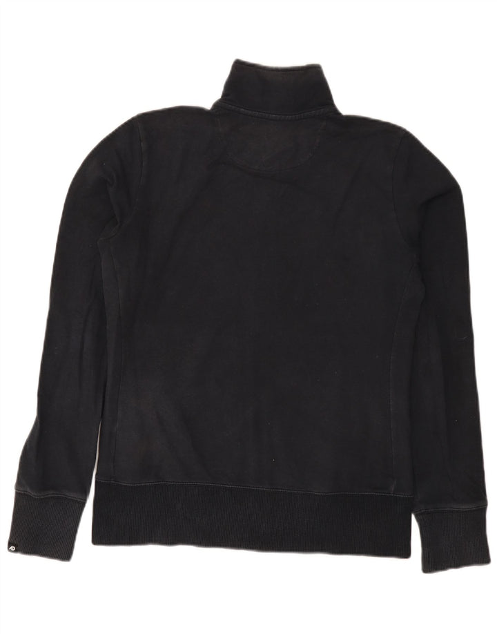 Nike træningsdragt topjakke til kvinder UK 14 Medium Sort Colourblock Bomuld