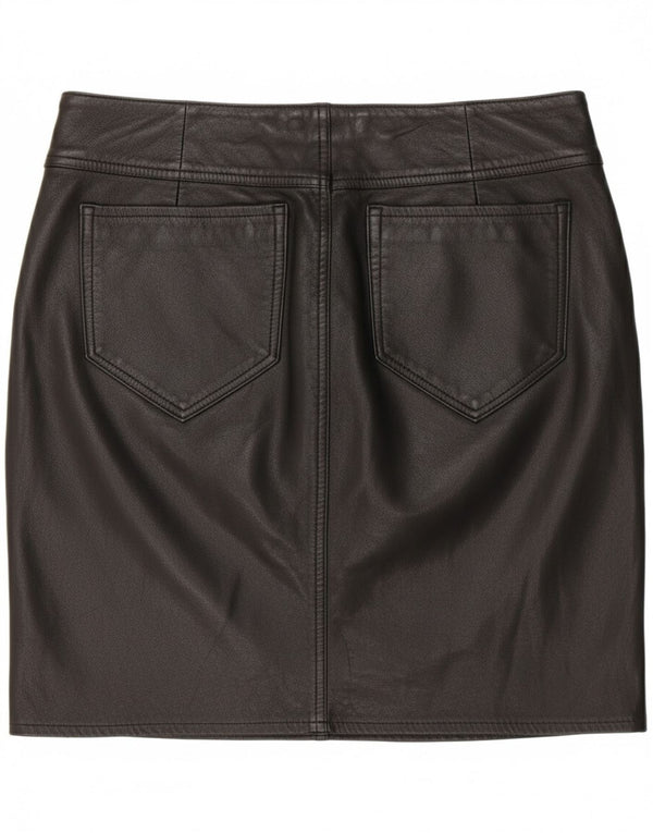 Vintage lige talje nederdel til kvinder med lav talje W32, stor sort