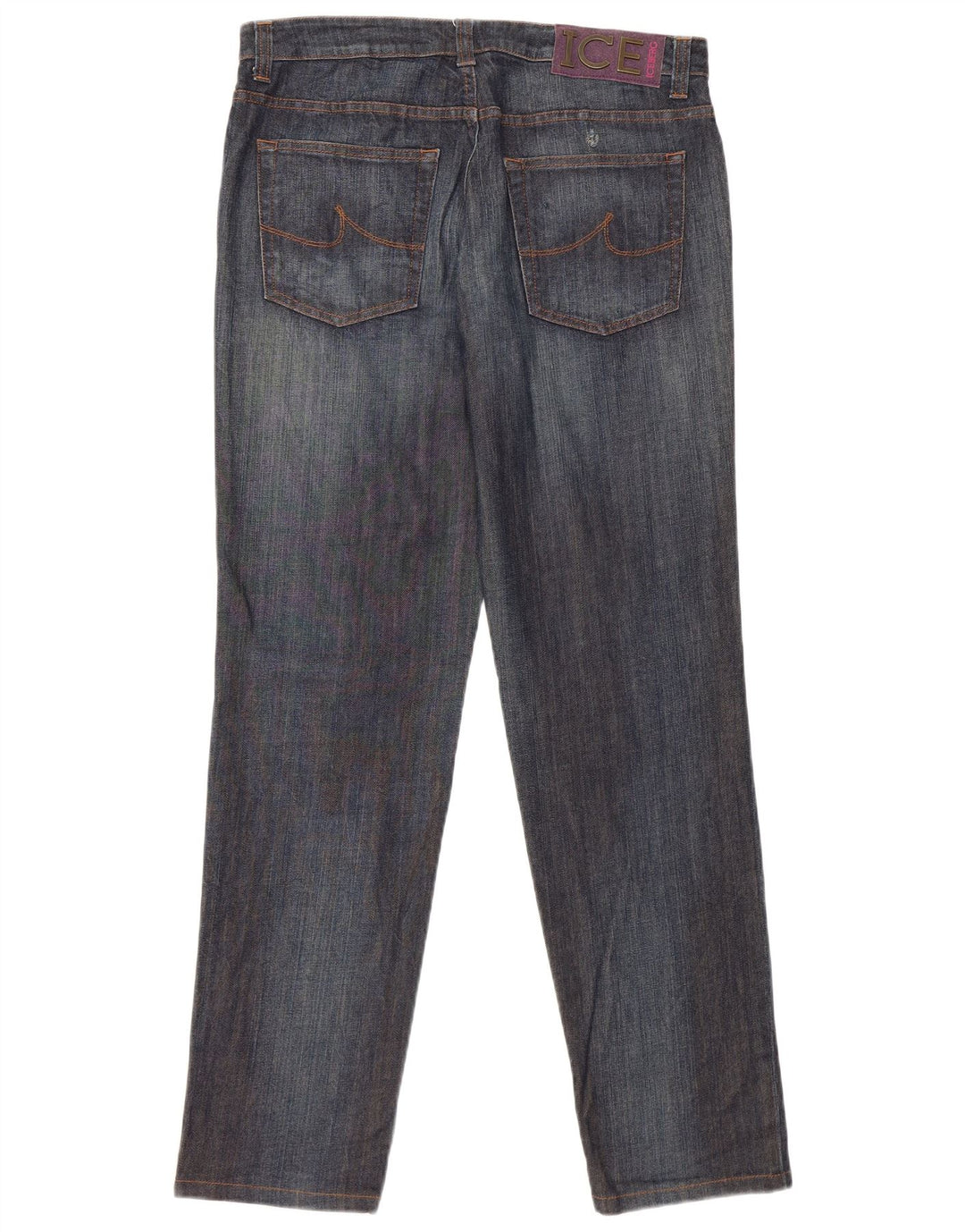 Iceberg Dame Slim Jeans W32 L32 Marineblå Bomuld