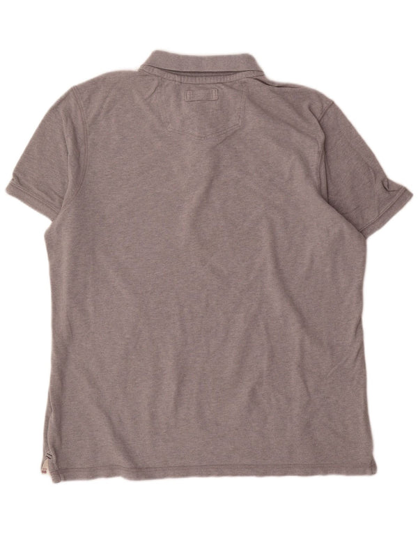 Fat Face Herre Polo Shirt 2XL Grå Bomuld