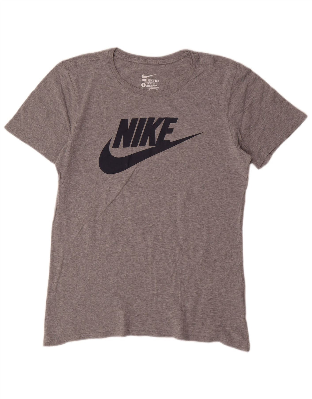 Nike grafisk t-shirt top til mænd, lille grå bomuld