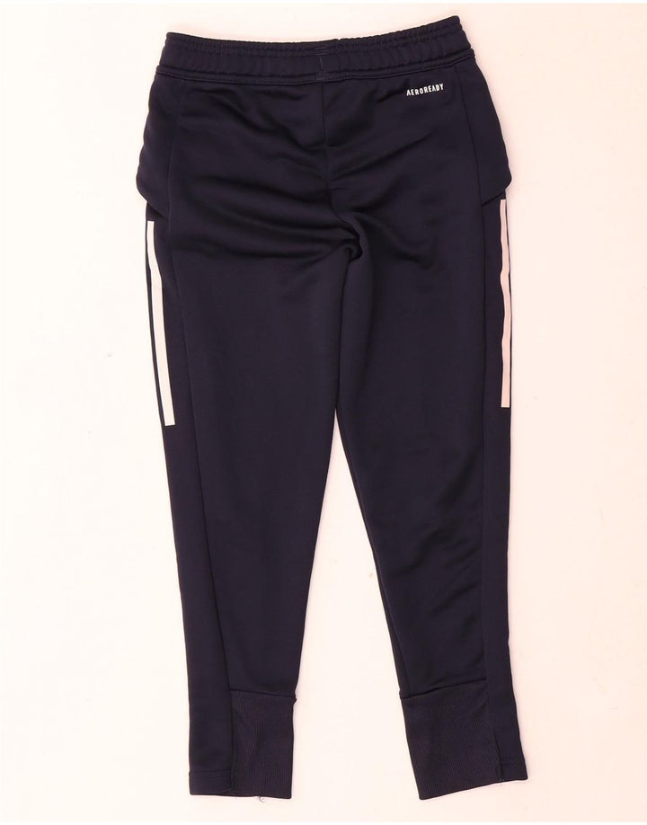 Adidas Boys Juventus Træningsdragt Bukser 7-8 år Navy Blue Polyester