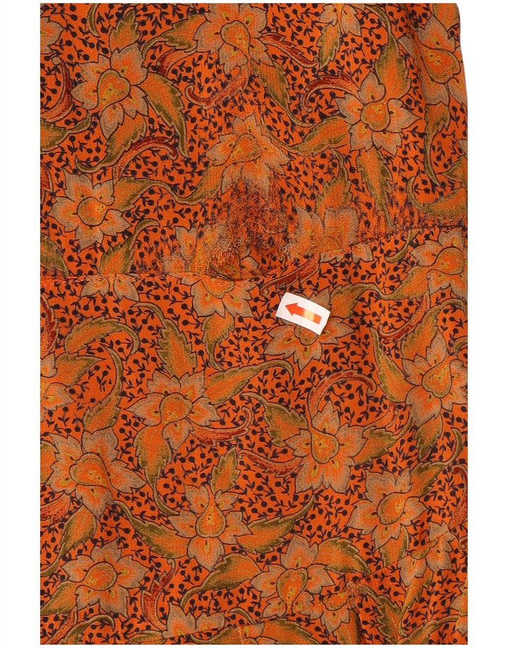 Gianfrediani Dame Maxikjole IT44 Medium Orange Floral