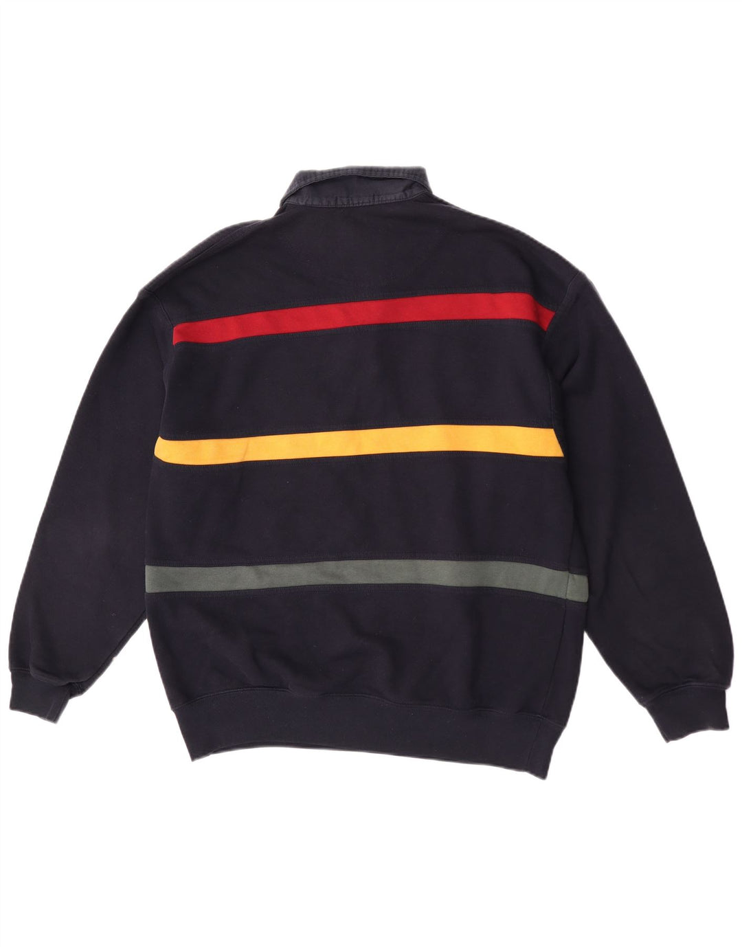Marks & Spencer Herre St. Michael Sweatshirt Jumper Medium Navyblå stribet