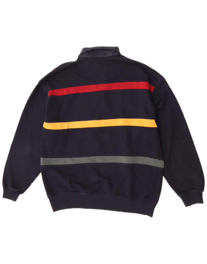 Marks & Spencer Herre St. Michael Sweatshirt Jumper Medium Navyblå stribet