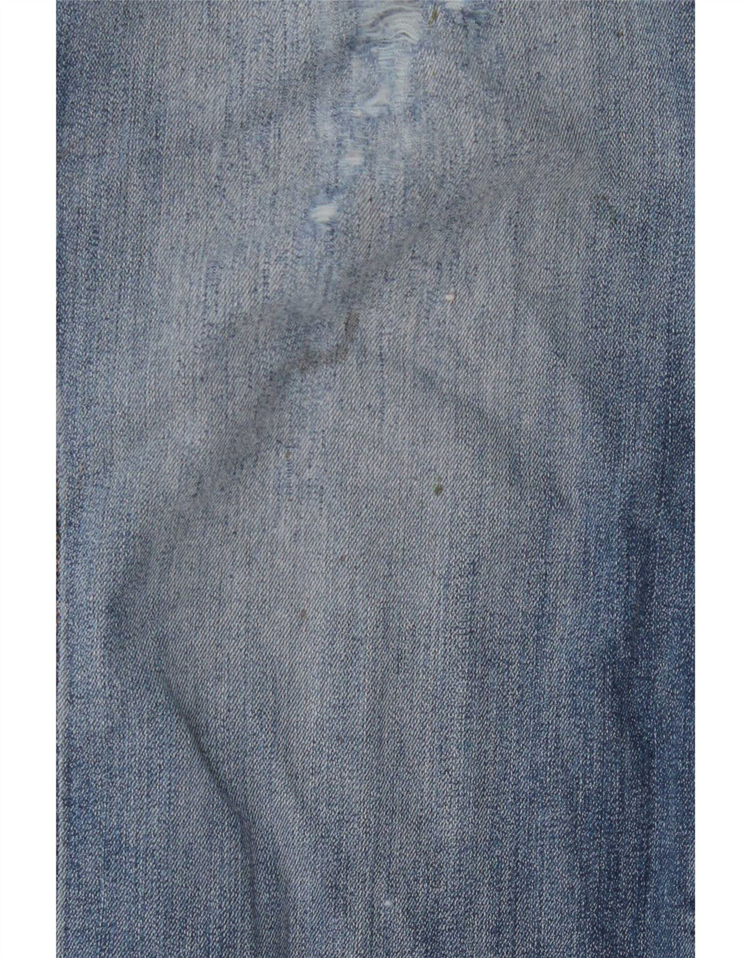 Wrangler Herre Distressed Straight Jeans W38 L27 Blå