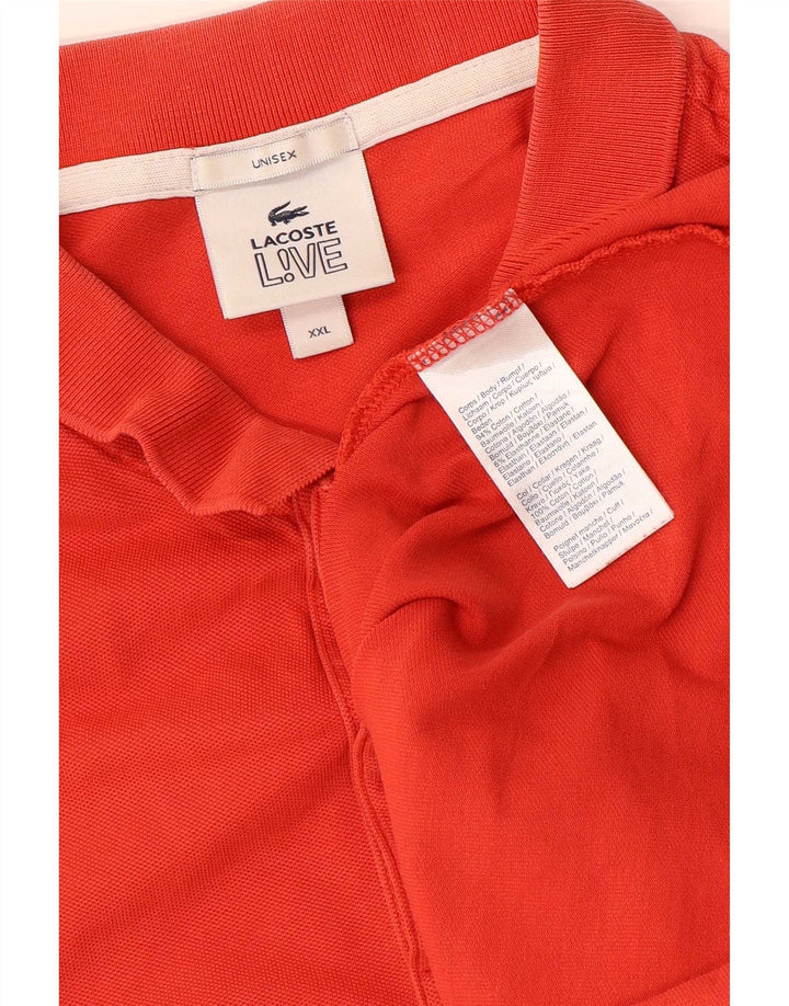 Lacoste herre poloskjorte 2XL rød bomuld