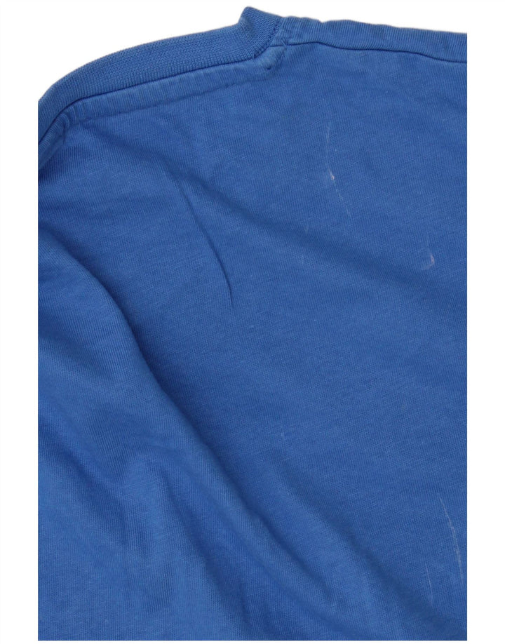 Ellesse Herre T-Shirt Top Medium Marineblå Colourblock Bomuld