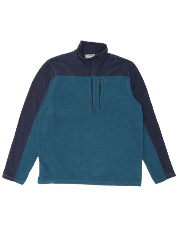 MOUNTAIN WAREHOUSE Fleecetrøje til mænd Medium Marineblå Colourblock