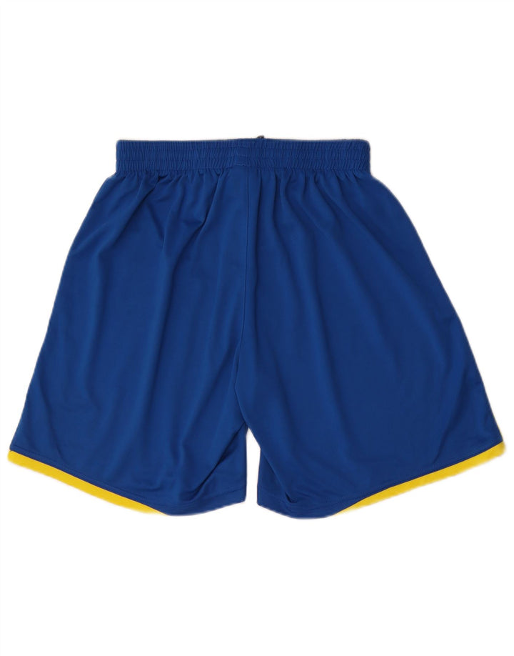 Asics Boys Sports Shorts 11-12 år Large Blue Colourblock Polyester