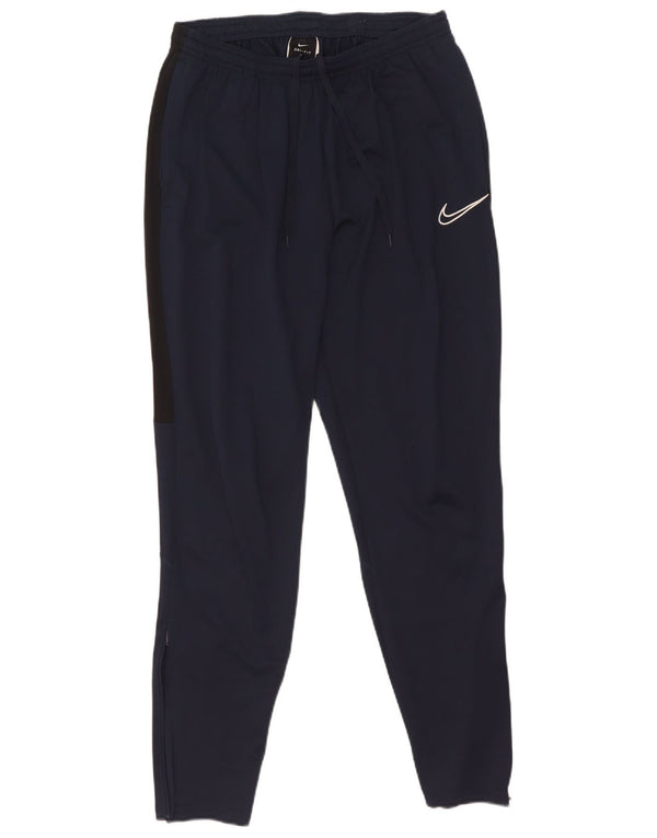 Nike Herre Dri Fit træningsdragt Bukser Medium Navy Blue Colourblock Polyester