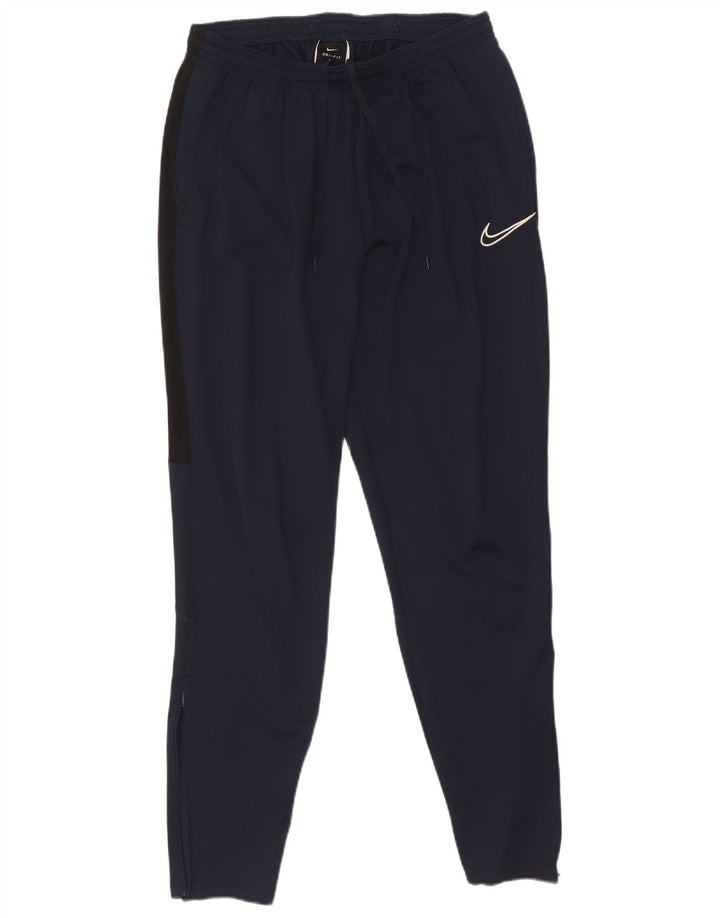 Nike Herre Dri Fit træningsdragt Bukser Medium Navy Blue Colourblock Polyester