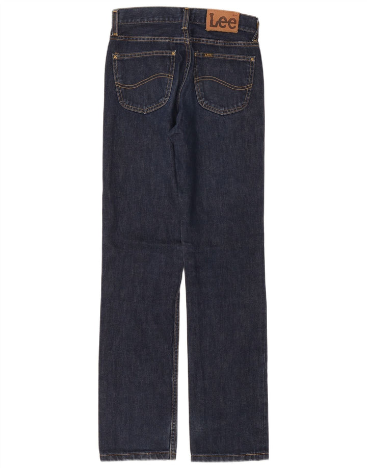 Lee Straight Jeans til mænd W28 L33 marineblå bomuld