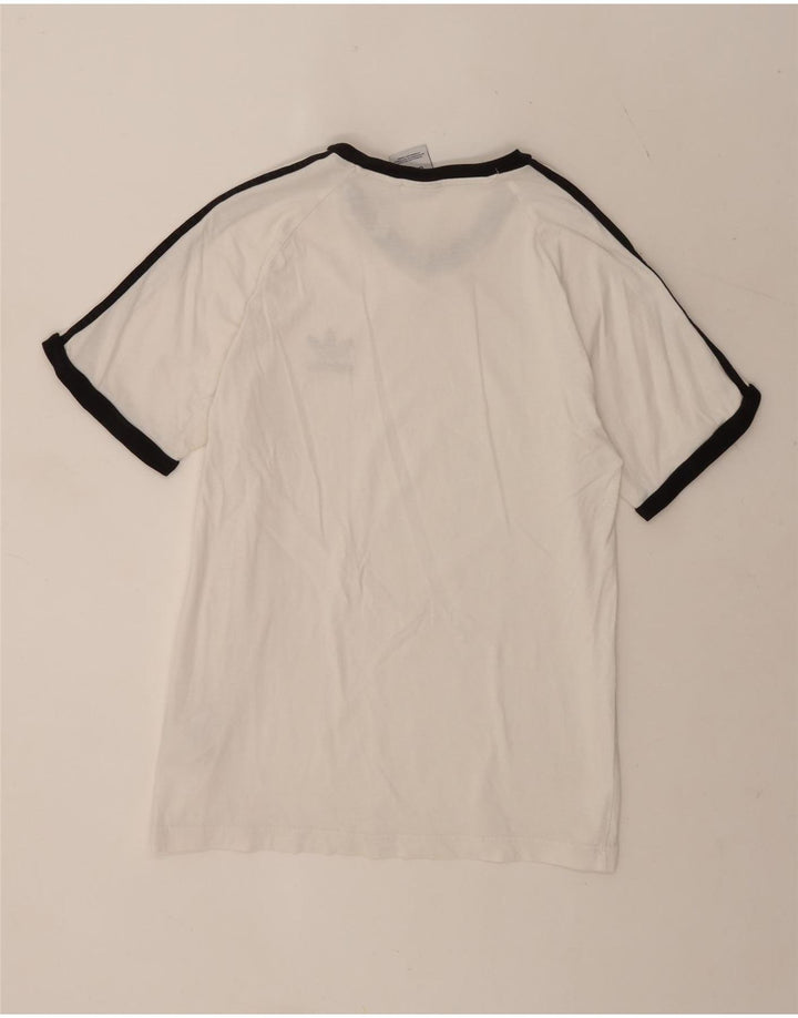 Adidas Herre T-Shirt Top Medium Hvid Bomuld