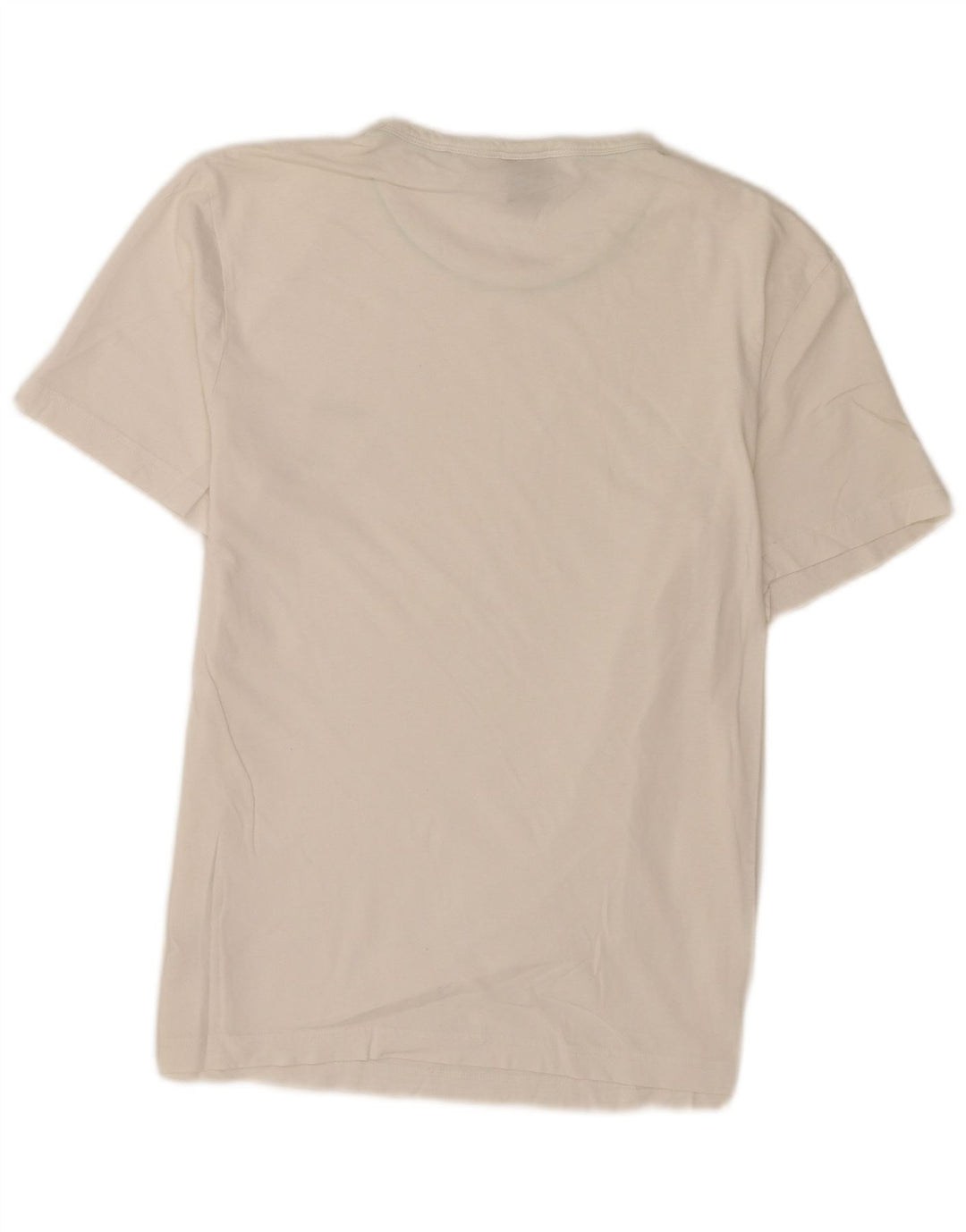Hugo Boss Herre T-Shirt Top Medium Hvid Bomuld