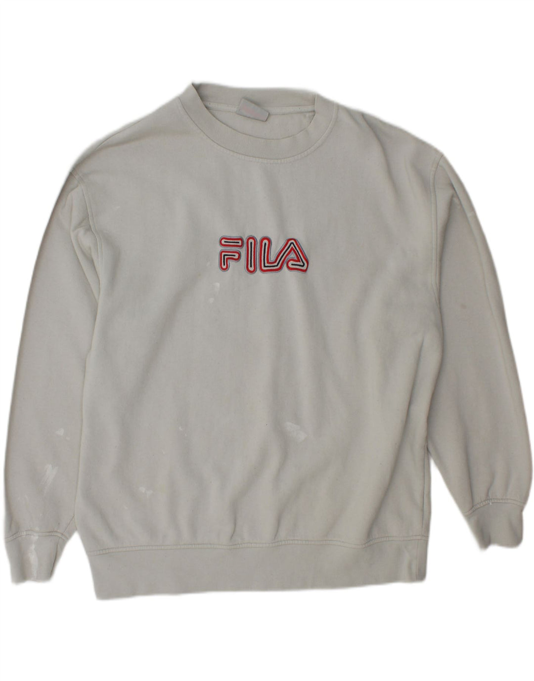 FILA Mens Graphic Sweatshirt Jumper XL Grey