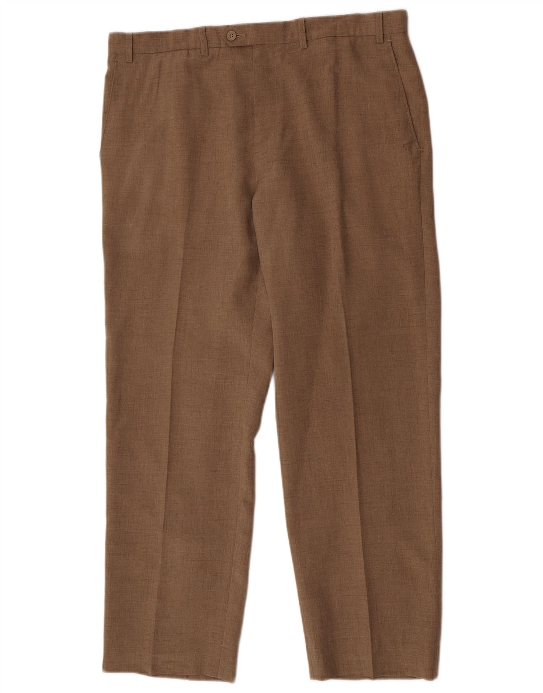 MARKS & SPENCER Lige jakkesæt til mænd W38 L31 Beige polyester