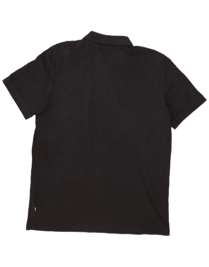PUMA Poloshirt til mænd Stor sort bomuld