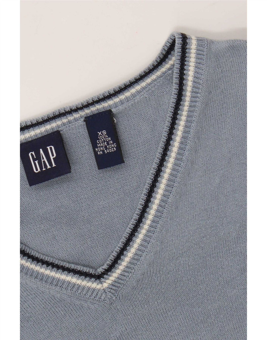 Gap Herre V-hals sweater XS Blå Bomuld