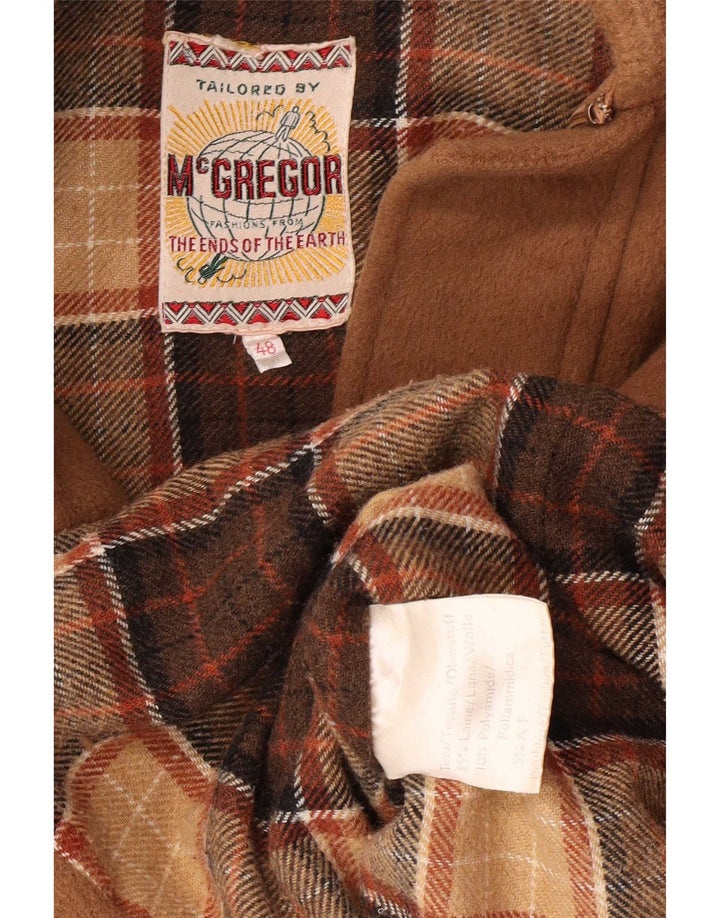 MC Gregor Herre Windbreaker Coat IT 48 Medium Brun Uld