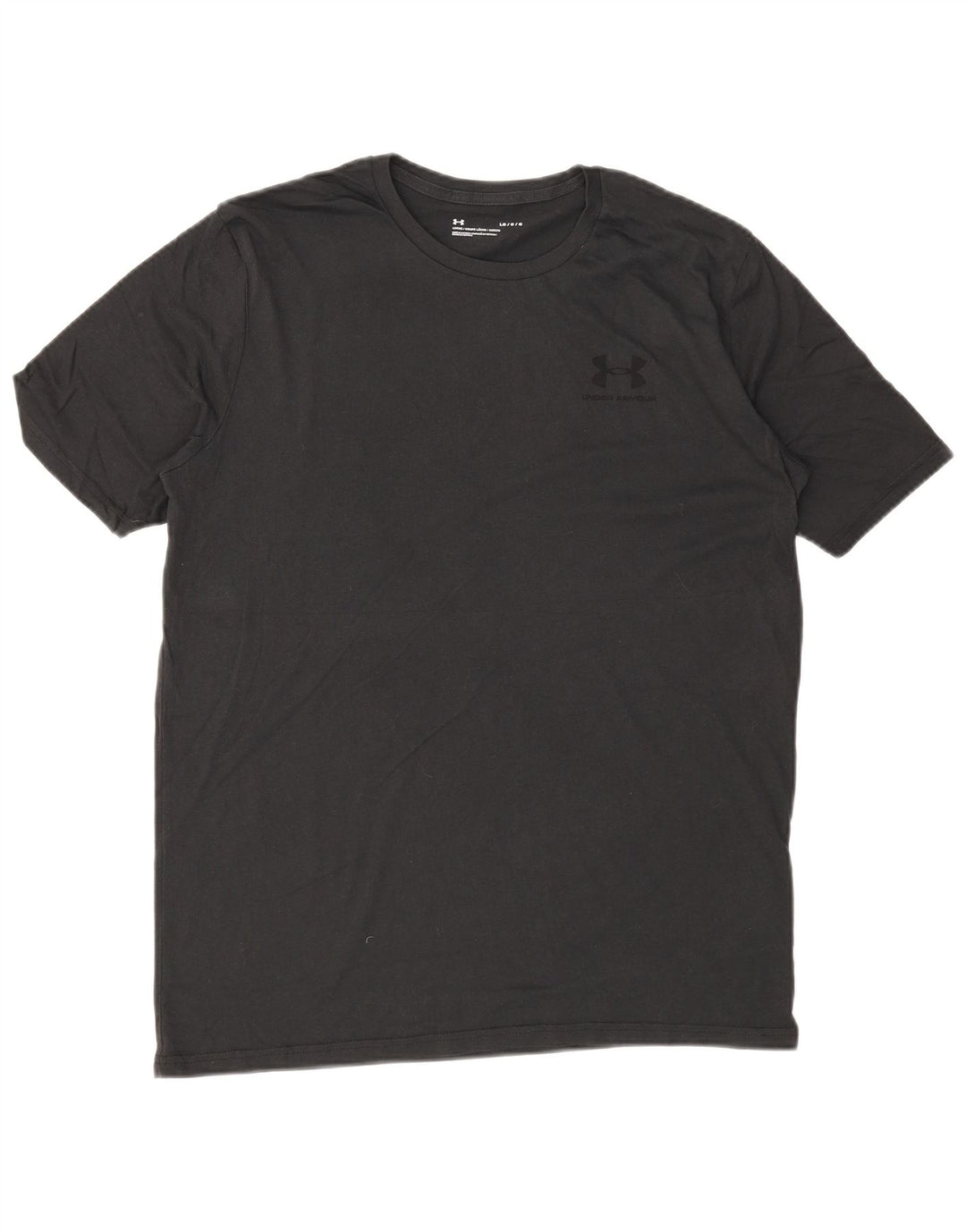 UNDER ARMOUR Herre T-Shirt Top Stor Grå Bomuld