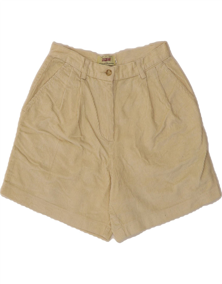 SISLEY Womens Relaxed Elegance Pegged Corduroy Shorts W26 Small  Beige Vintage Sisley and Second-Hand Sisley from Messina Hembry 