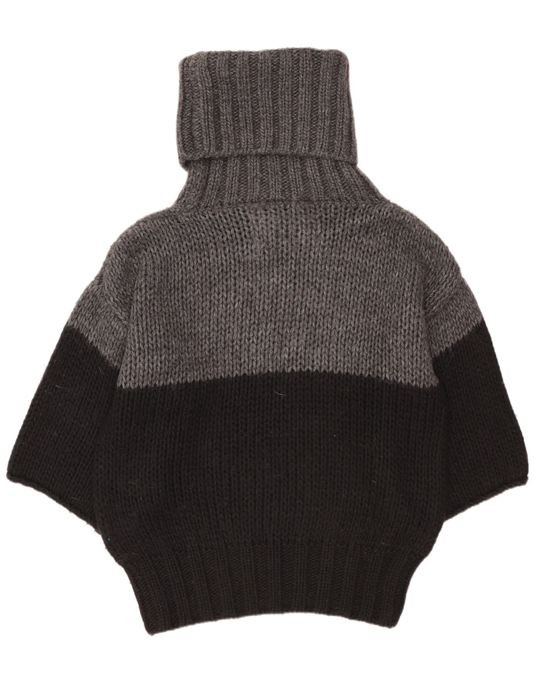 Benetton Womens Batwing rullehals sweater UK 10 Small Black