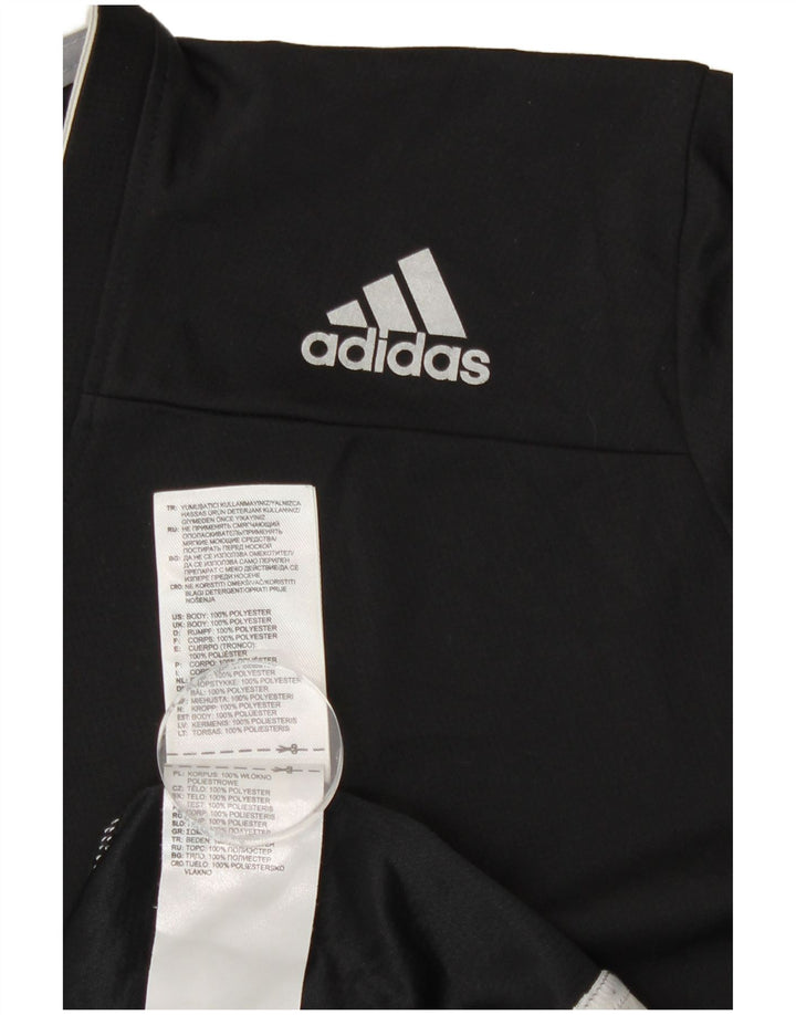 Adidas Herre Climachill T-Shirt Top Medium Sort Polyester